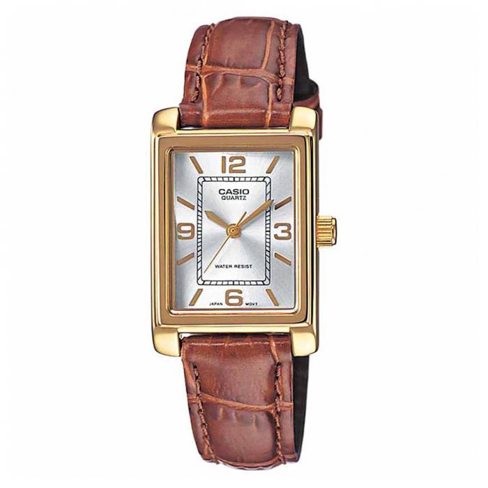 SKU-18931 / CASIO Collection Brown Leather Strap