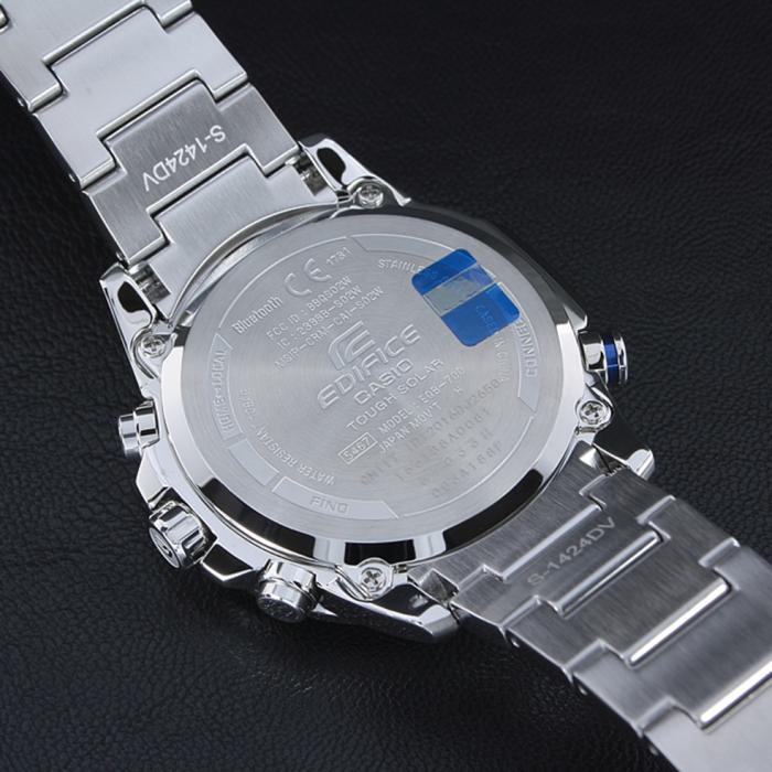 SKU-18321 / CASIO Edifice Solar Bluetooth Stainless Steel Bracelet