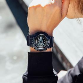 Ανδρικό Ρολόι CASIO G-Shock με Μαύρο Λουράκι από Καουτσούκ | GA-110-1BER SKU-18465