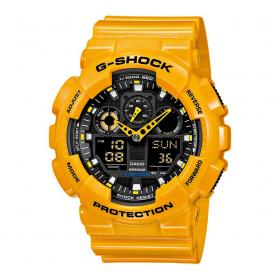 CASIO G-Shock Anadigi Yellow Rubber Strap SKU-18399