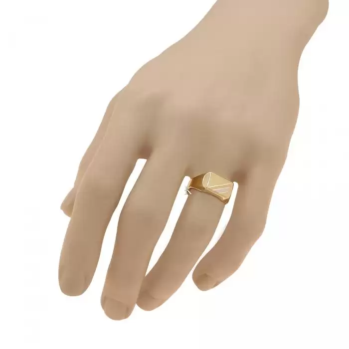 Δαχτυλίδι Χρυσός & Λευκόχρυσος & Ροζ Χρυσός Κ14
