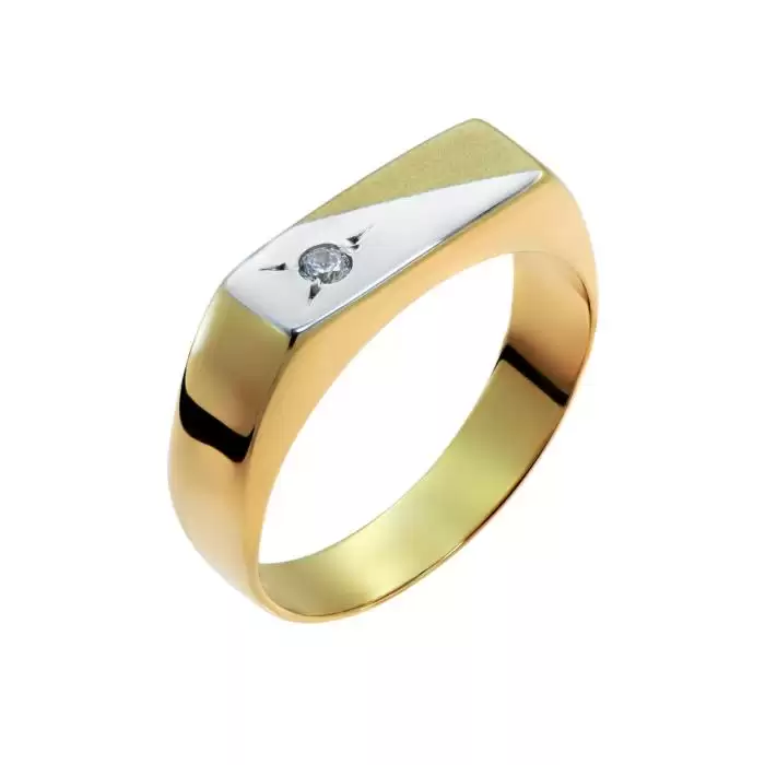 SKU-18492 / Δαχτυλίδι Χρυσός Κ14 με Ζιργκόν
