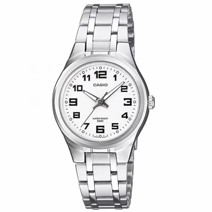 SKU-19650 / CASIO Collection Stainless Steel Bracelet White Dial