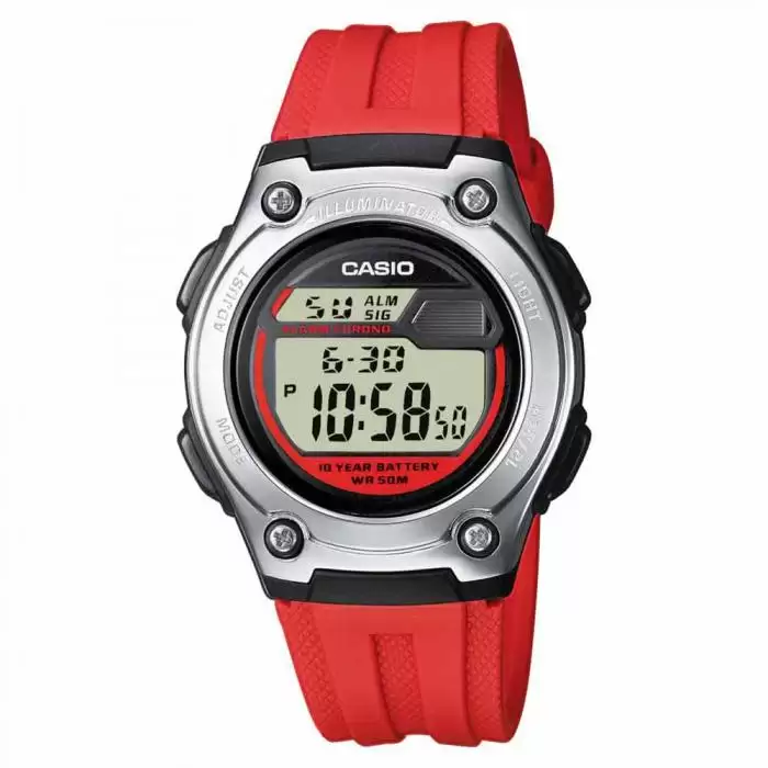 SKU-20659 / CASIO Collection Red Rubber Strap