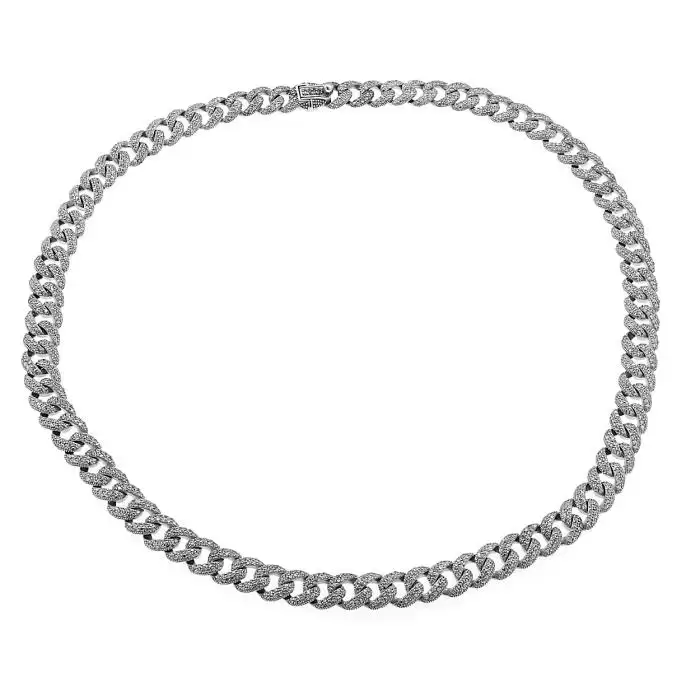 Κολιέ Choker Ασήμι 925° με Λευκά Ζιργκόν SKU-21656