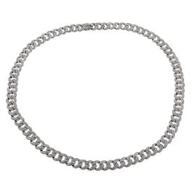 Κολιέ Choker Ασήμι 925° με Λευκά Ζιργκόν SKU-21656