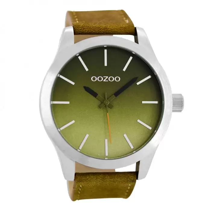SKU-22560 / OOZOO Timepieces Brown Leather Strap