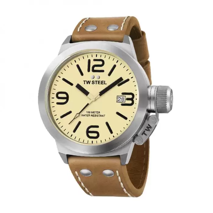 SKU-22112 / TW STEEL Canteen Brown Leather Strap