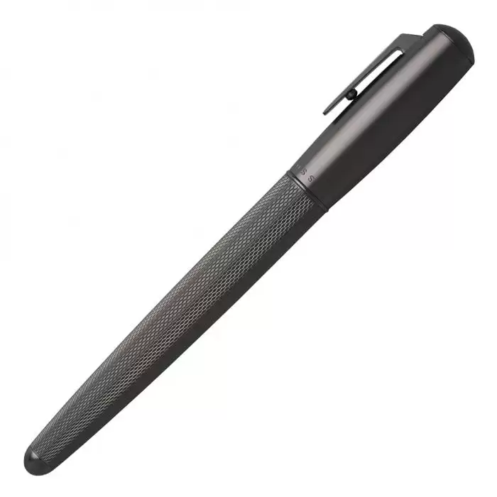 HUGO BOSS Rollerball Pen Pure Matte Dark Chrome