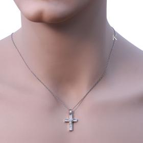 Σταυρός Ανδρικός Μοντέρνος Λευκόχρυσος Κ14 SKU-24163