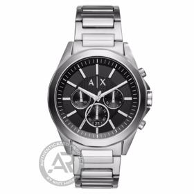 Ανδρικό Ρολόι ARMANI EXCHANGE Drexler με Μαύρο Καντράν | AX2600 SKU-25453