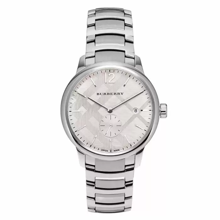 SKU-28786 / BURBERRY The Classic Round Silver Stainless Steel Bracelet