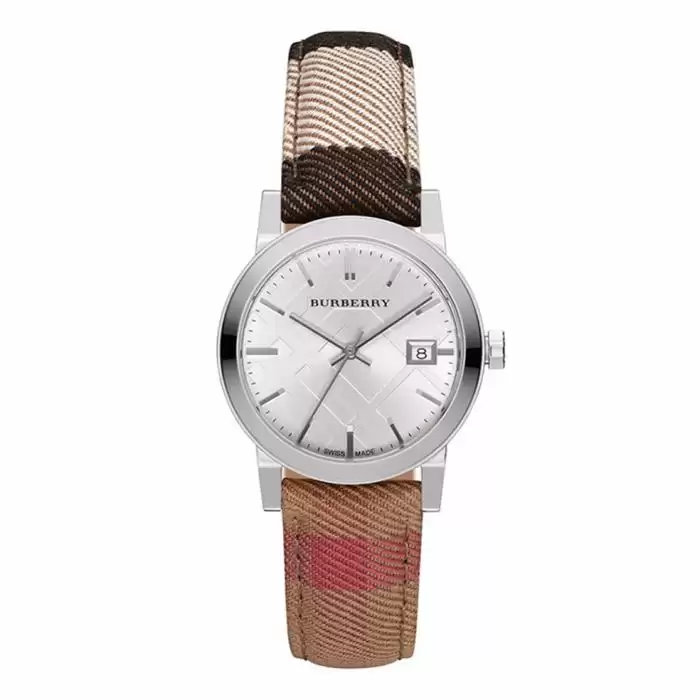 SKU-28798 / BURBERRY The City Fabric & Leather Strap