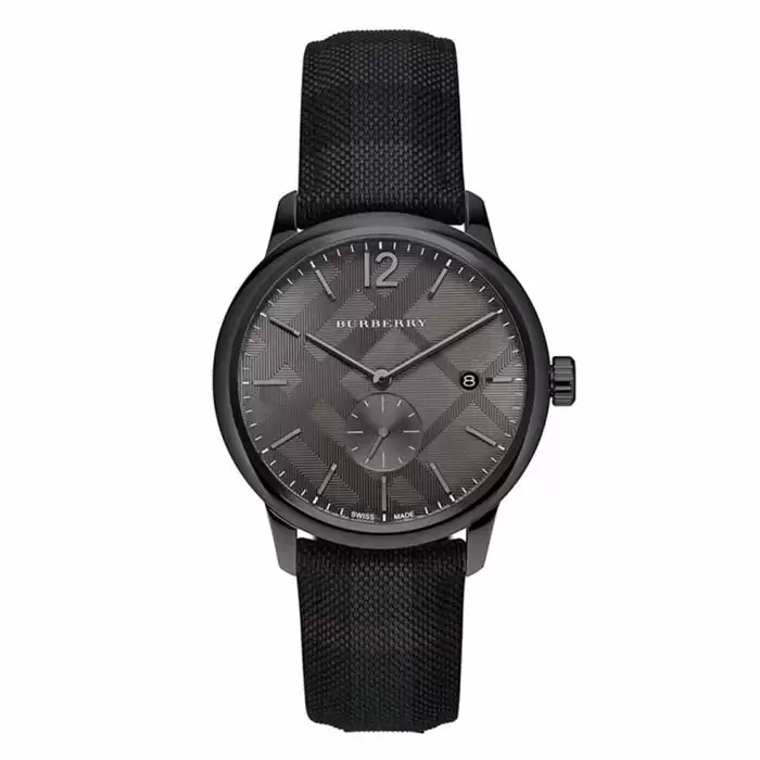 SKU-28788 / BURBERRY The Classic Round Black Leather Strap