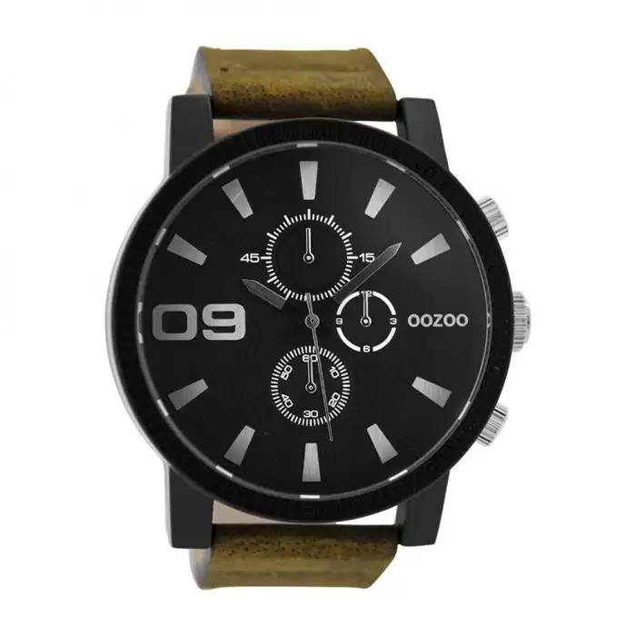 SKU-28754 / OOZOO Timepieces Brown Leather Strap