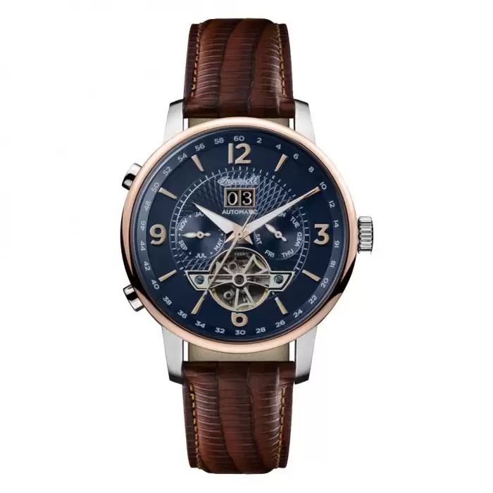 SKU-29832 / INGERSOLL Grafton Automatic Brown Leather Strap