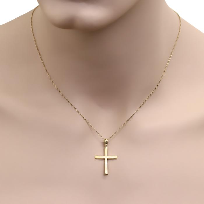 Σταυρός Βάπτισης για Αγόρι Χρυσός Κ14 SKU-29688