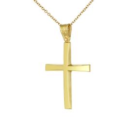 Σταυρός Βάπτισης για Αγόρι Χρυσός Κ14 SKU-29688