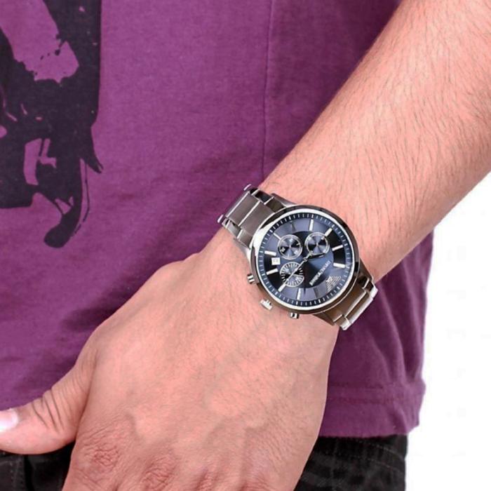 EMPORIO ARMANI Renato Chronograph Stainless Steel Bracelet