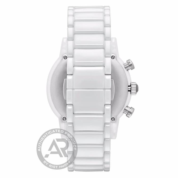 SKU-30270 / EMPORIO ARMANI Luigi Chronograph White Ceramic Bracelet