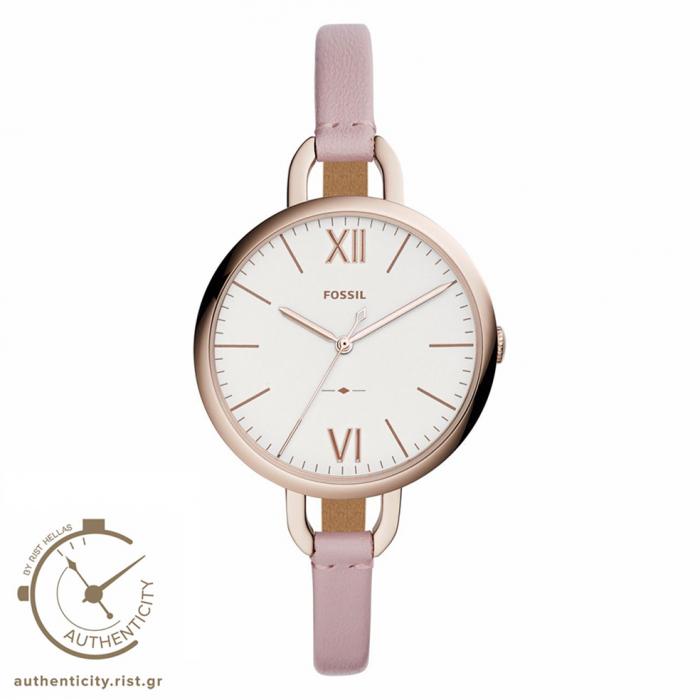 SKU-30418 / FOSSIL Annette Pink Leather Strap