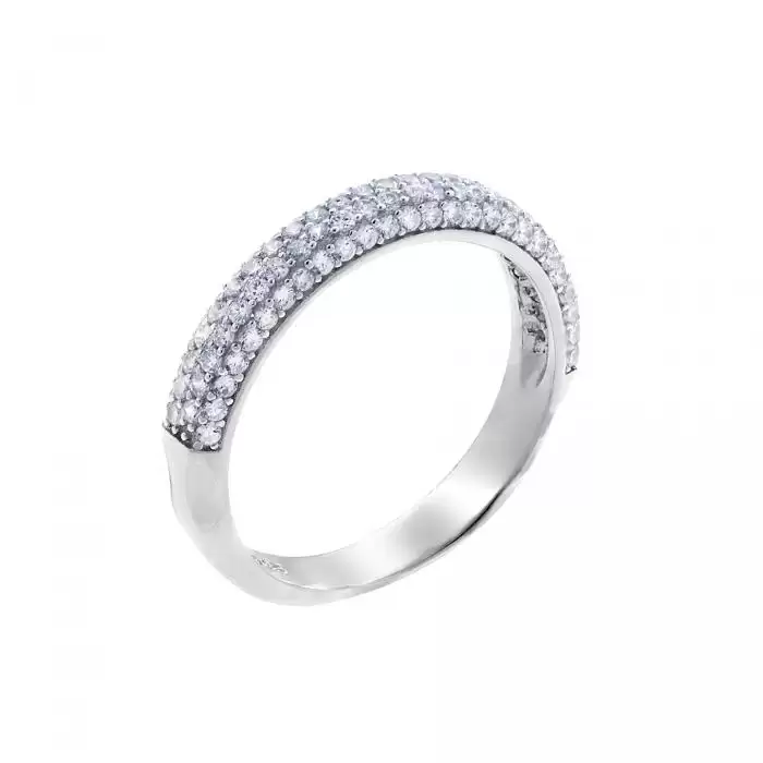 Δαχτυλίδι Σειρέ Ασήμι 925° με Ζιργκόν SKU-31226