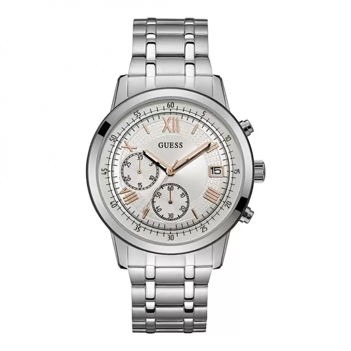 SKU-31173 / GUESS Chronograph Silver Stainless Steel Bracelet