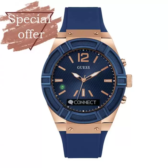 SKU-31407 / GUESS CONNECT Smartwatch Blue Rubber Strap