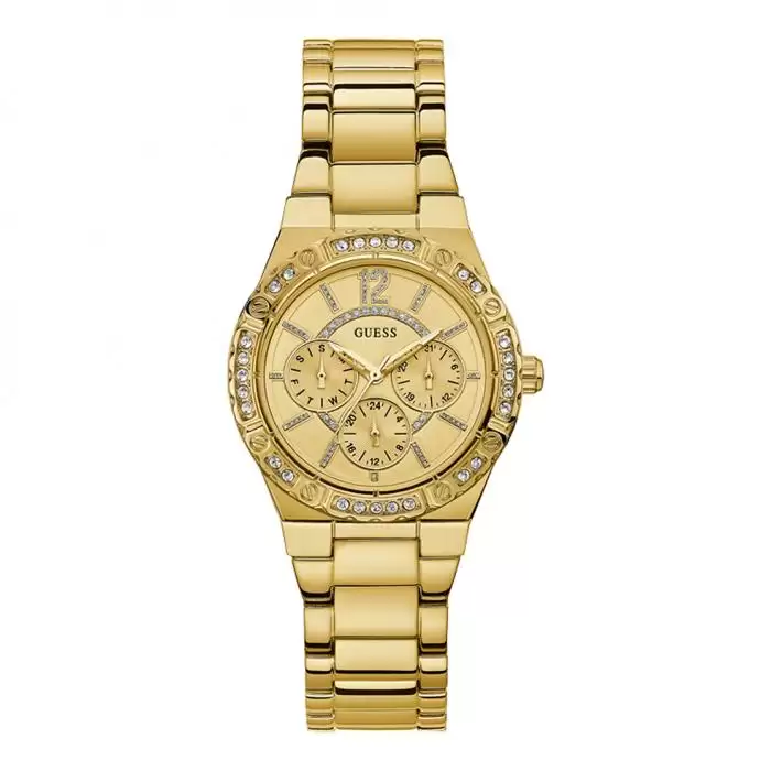 SKU-31034 / GUESS Crystals Gold Stainless Steel Bracelet
