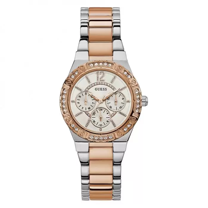 SKU-31321 / GUESS Crystals Two Tone Stainless Steel Bracelet