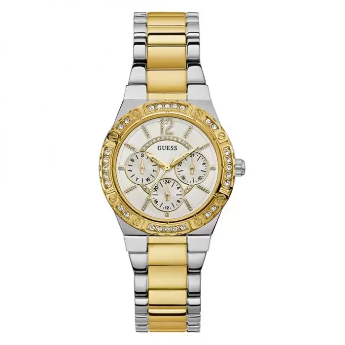 SKU-31322 / GUESS Crystals Two Tone Stainless Steel Bracelet