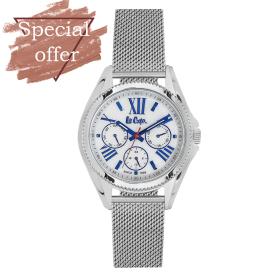 Ρολόι Γυναικείο LEE COOPER με Ασημί Μπρασελέ | LC06276.320 SKU-31645