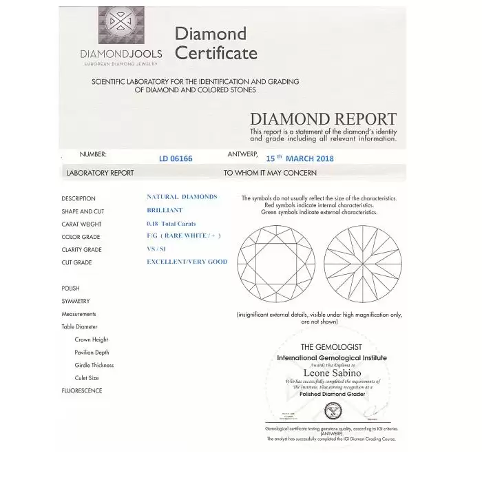 SKU-31356 / Σταυρός DiamondJools Ροζ Χρυσός Κ18 με Διαμάντια