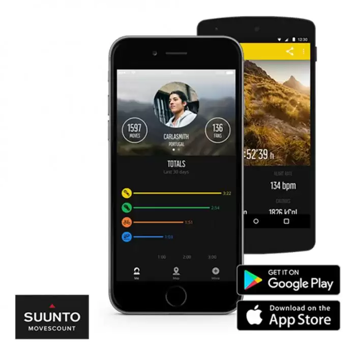 SUUNTO Spartan Sport Wrist HR Baro Stealth Black Silicone Strap SKU-31933