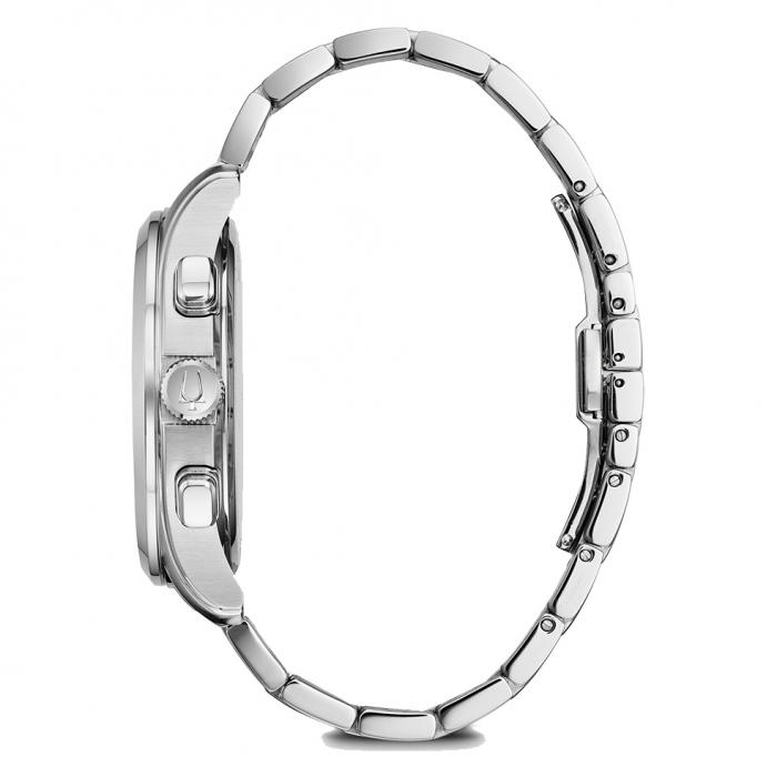 SKU-32408 / BULOVA Chronograph Silver Stainless Steel Bracelet