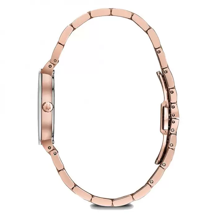 SKU-32409 / BULOVA Diamonds Rose Gold Stainless Steel Bracelet