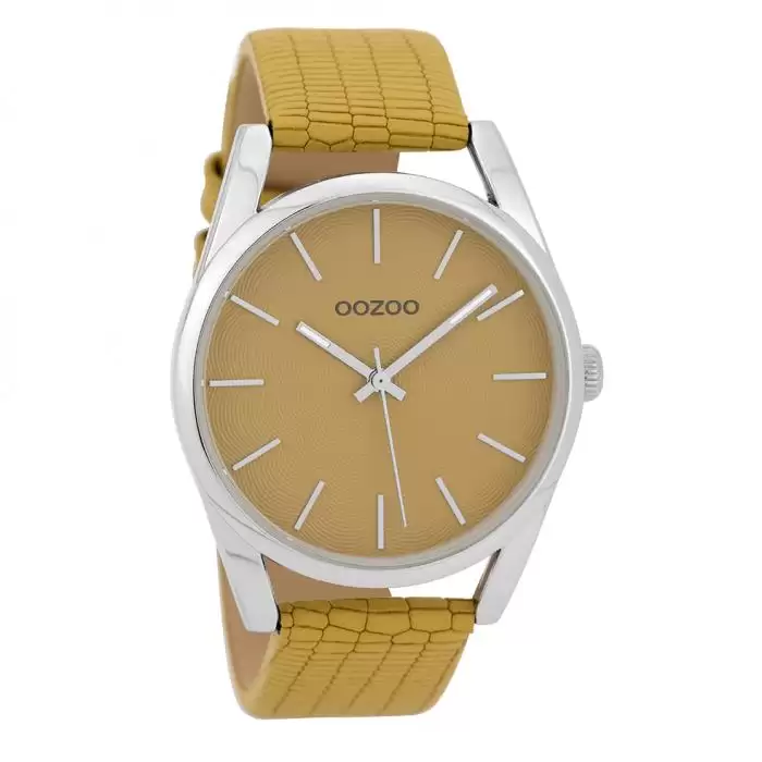 SKU-32294 / OOZOO Timepieces Yellow Leather Strap