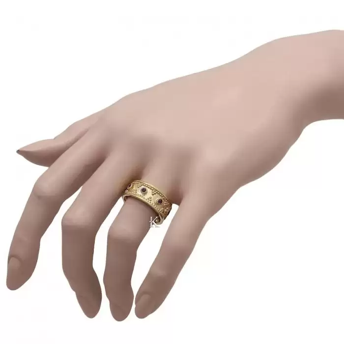 Δαχτυλίδι Ασήμι 925° με Ρουμπίνια SKU-33383