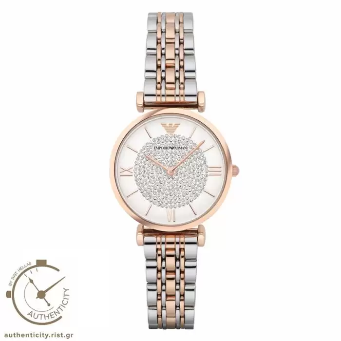 SKU-33466 / EMPORIO ARMANI Crystals Two Tone Stainless Steel Bracelet