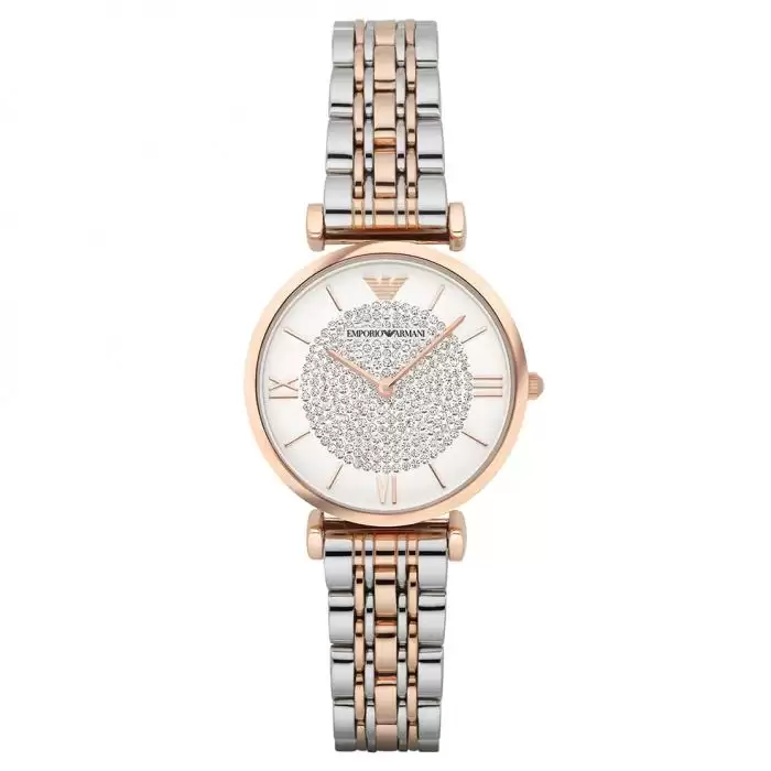 SKU-33466 / EMPORIO ARMANI Crystals Two Tone Stainless Steel Bracelet