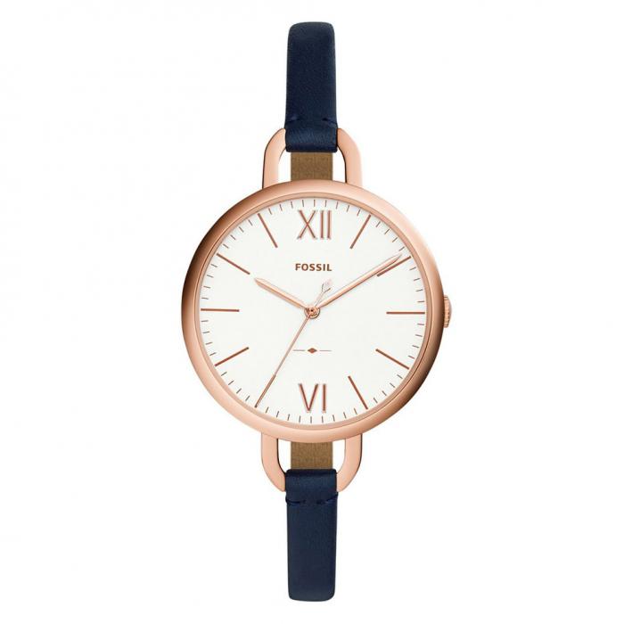 FOSSIL Annette Blue Leather Strap