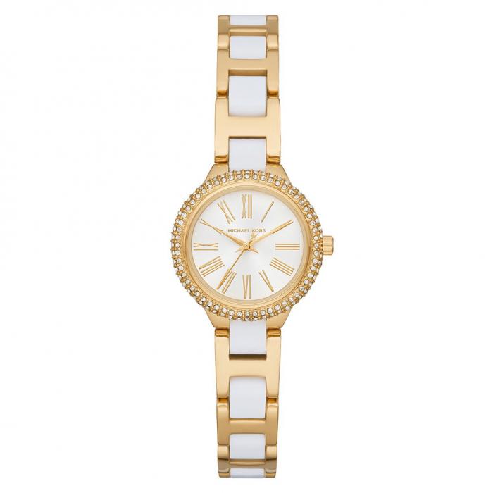 MICHAEL KORS Crystals Two Tone Stainless Steel Bracelet