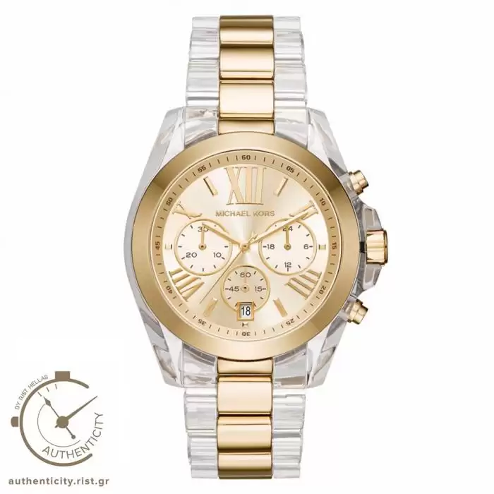 MICHAEL KORS Two Tone Chronograph Stainless Steel Bracelet SKU-33895
