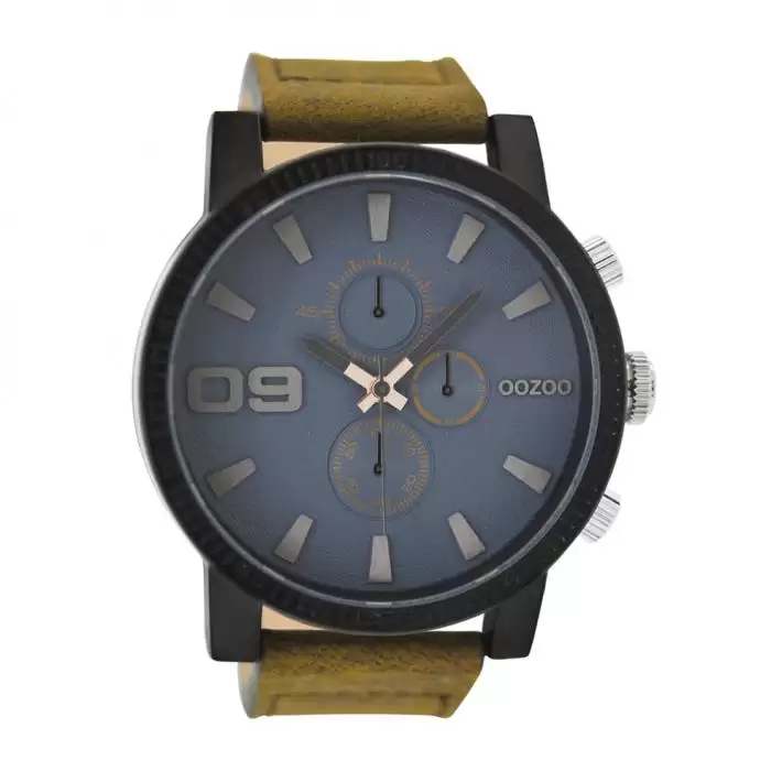 SKU-33966 / OOZOO Timepieces Brown Leather Strap