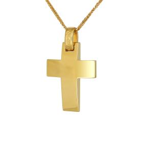 Σταυρός FaCad'oro Χρυσός Κ14 SKU-33048