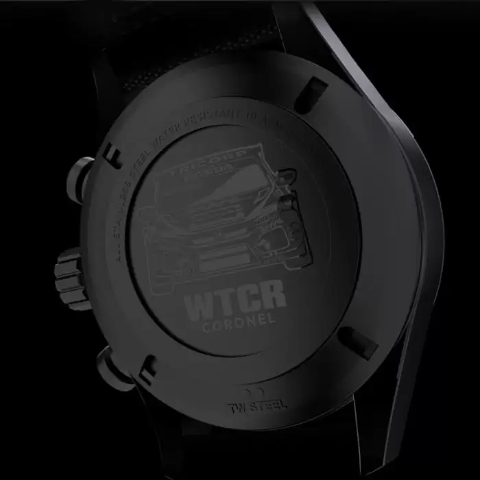 Ρολόι Ανδρικό TW STEEL WTCR Coronel Special Edition με Μαύρο Λουράκι | TW978 SKU-33936