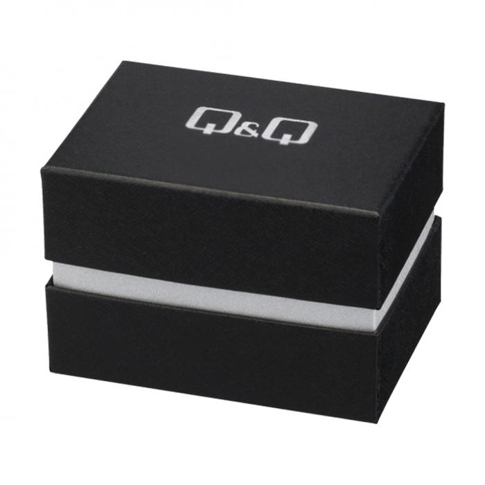 SKU-34942 / Q&Q Black Leather Strap