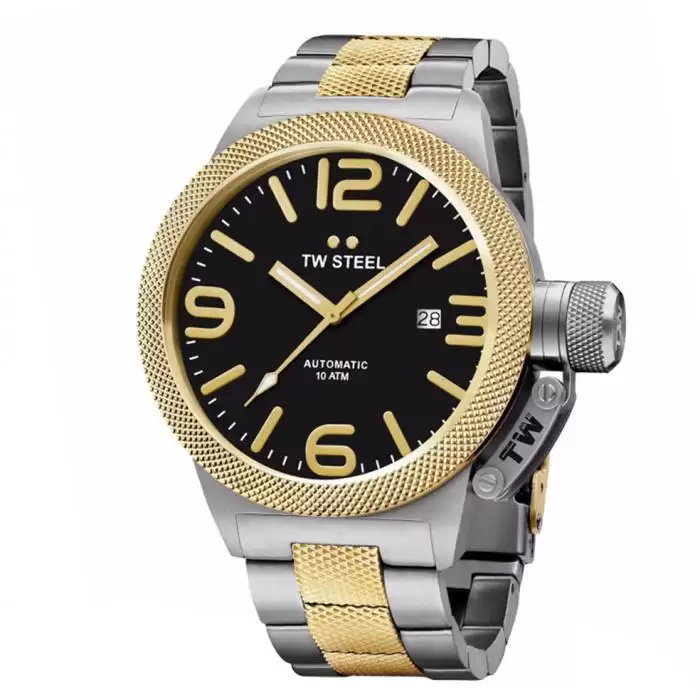 SKU-34239 / TW STEEL Canteen Automatic Two Tone Stainless Steel Bracelet