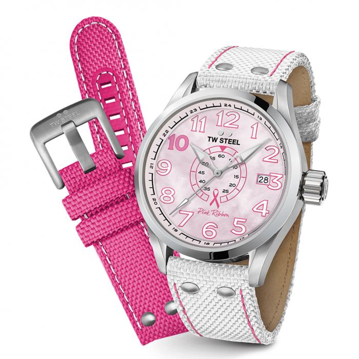 TW STEEL Pink Ribbon Special Edition Watch
