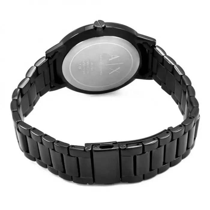 SKU-35529 / ARMANI EXCHANGE Black Stainless Steel Bracelet